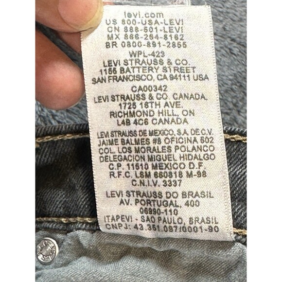 Faded black Levi's 510 Super Skinny Leg Jeans, size 27x27 - Picture 10 of 10